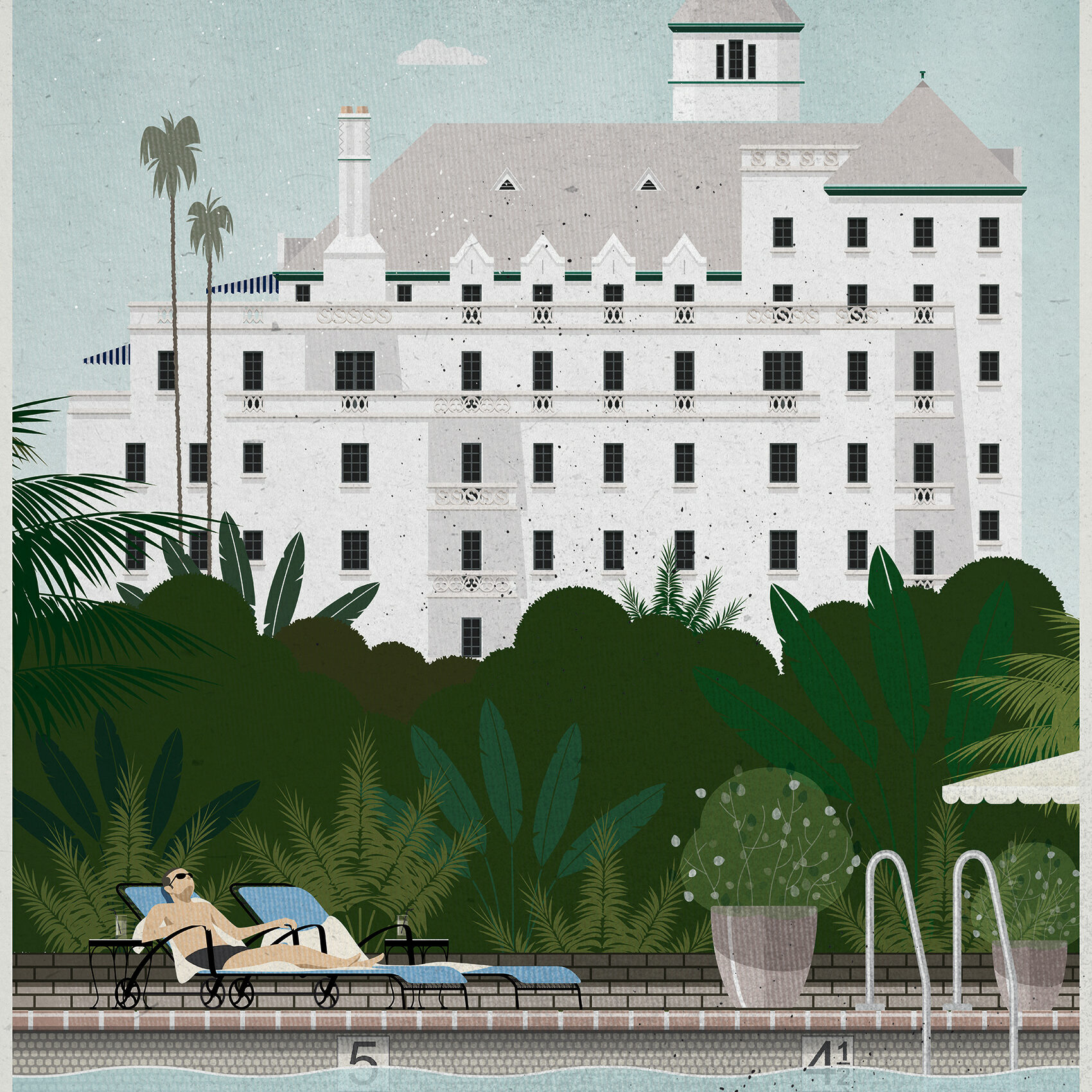 affiche château Marmont