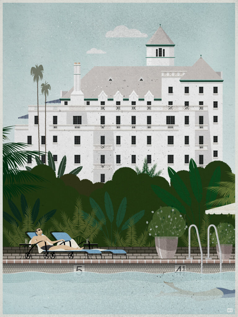 affiche château Marmont